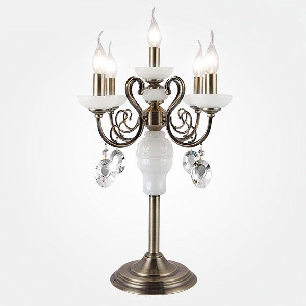 Настольная лампа Eurosvet Остин 60055/5 античная бронза