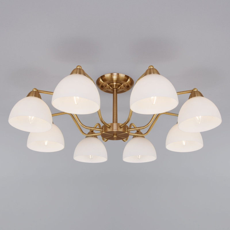 Люстра на штанге Eurosvet 30172/8 античная бронза