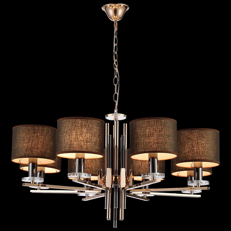 Подвесная люстра Illumico IL6178-8P-27 BK GD