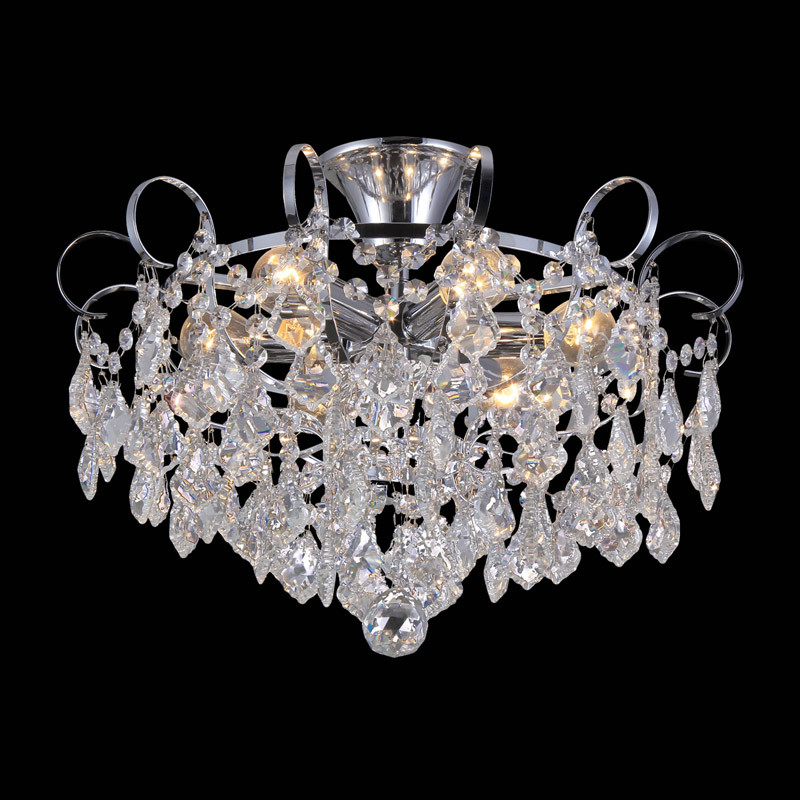 Люстра на штанге Natali Kovaltseva IMPERIALE 11425/5+1C CHROME