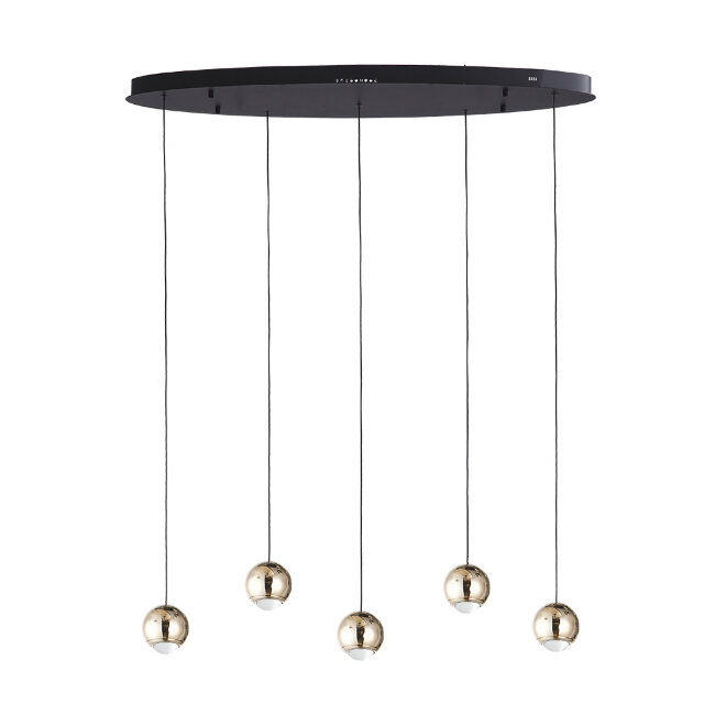 Подвесной светильник Lumien Hall Danay LH8027/5P-BK-SGD