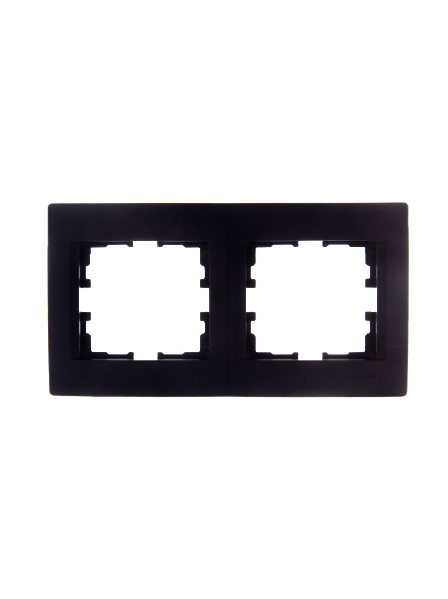 Рамка 2-местная горизонтальная Lezard Karina 707-4200-147