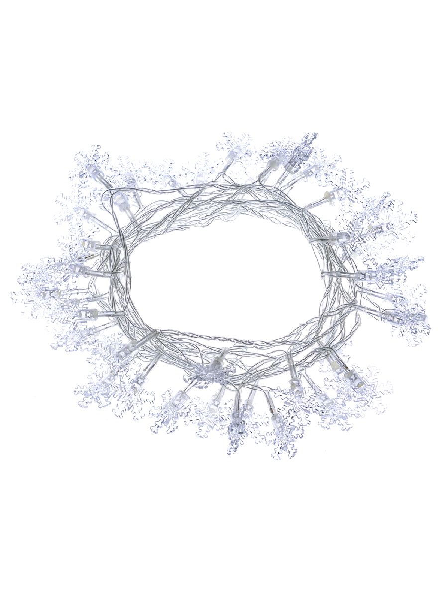 Светодиодная гирлянда TDM Electric Снежинки 250V разноцветная 8 режимов SQ0361-0047