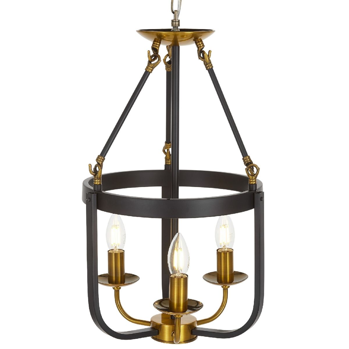 Подвесная люстра Lumina Deco Berling LDP 8024-3 BK+MD