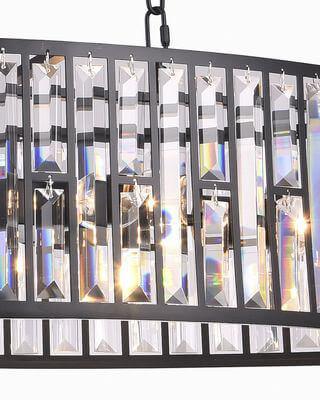 Подвесная люстра Lumien Hall Кароль 0003/5P-BK-CL