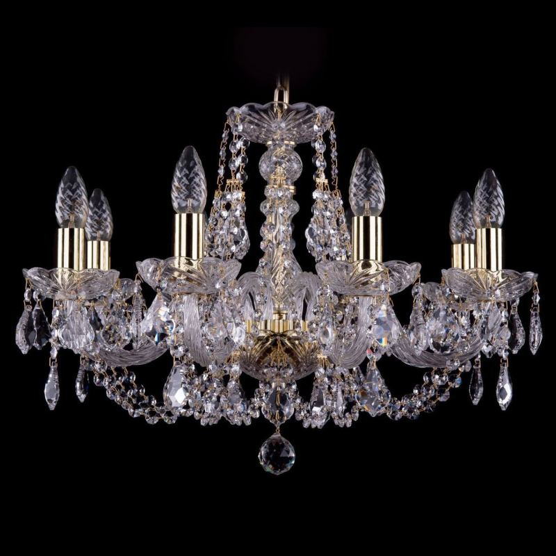 Подвесная люстра Bohemia Ivele 1406/8/195/G/Leafs