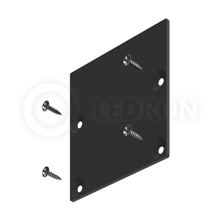 Заглушка для профиля LeDron 5050 black 13305B 00000006469