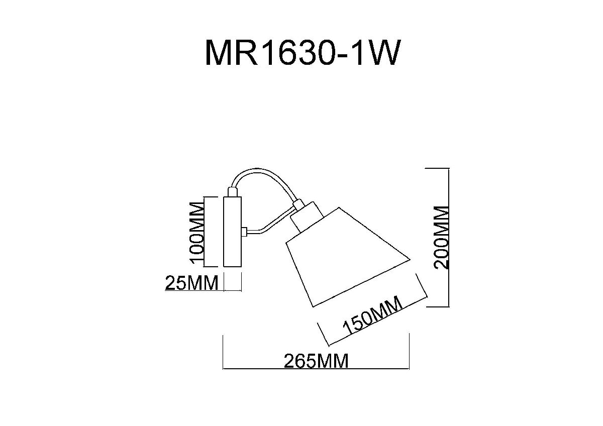 Бра MyFar Amber MR1630-1W