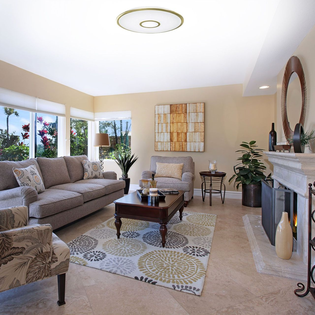 Потолочный светодиодный светильник Citilux СтарЛайт CL70382RGB