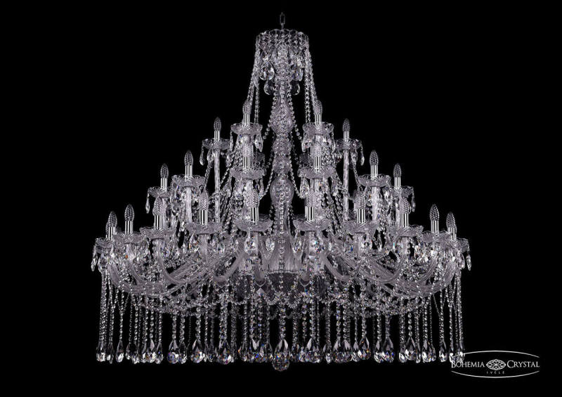 Подвесная люстра Bohemia Ivele 1413/24+12+6/530/Ni