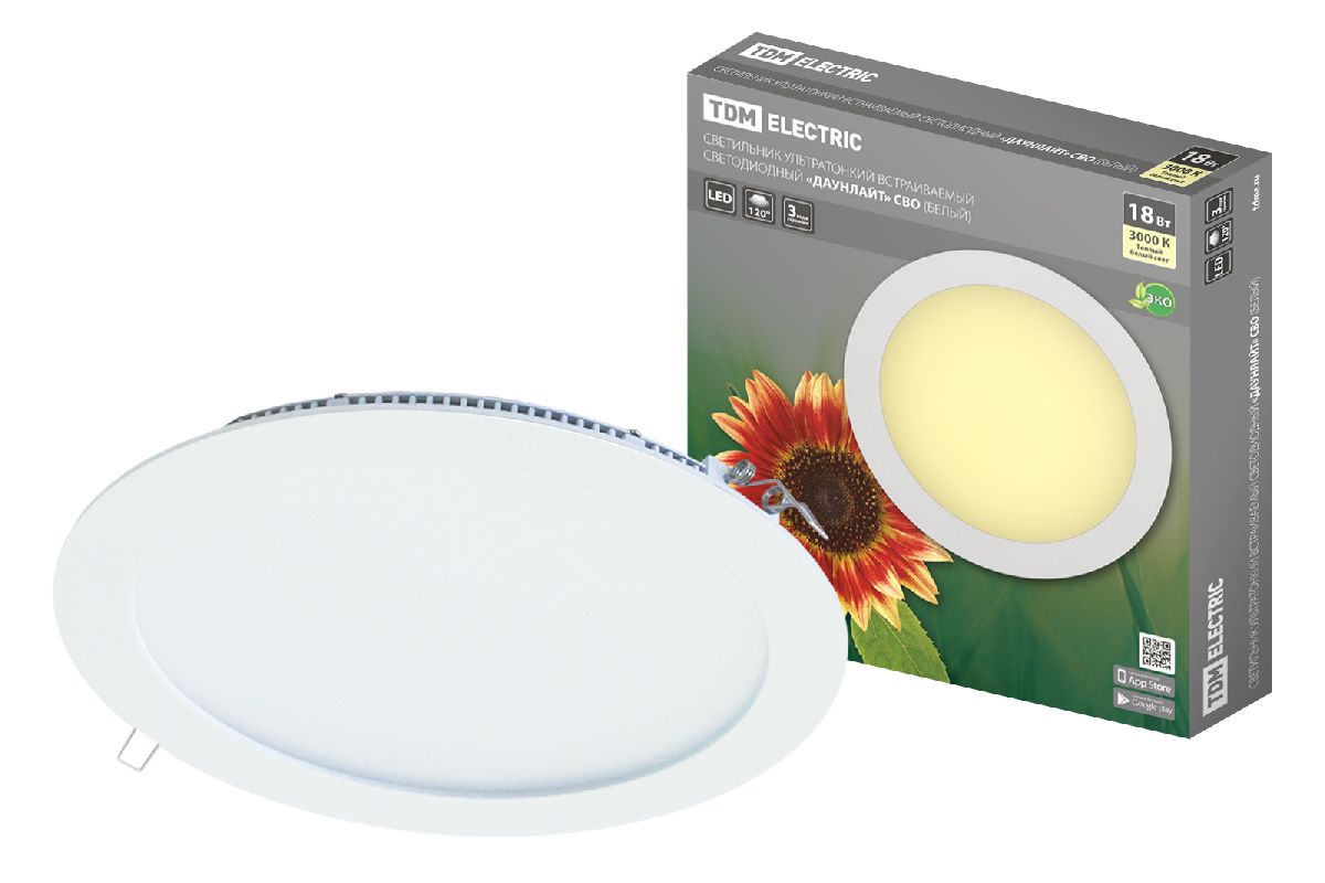 Встраиваемый светодиодный светильник TDM Electric Даунлайт СВО SQ0329-0009