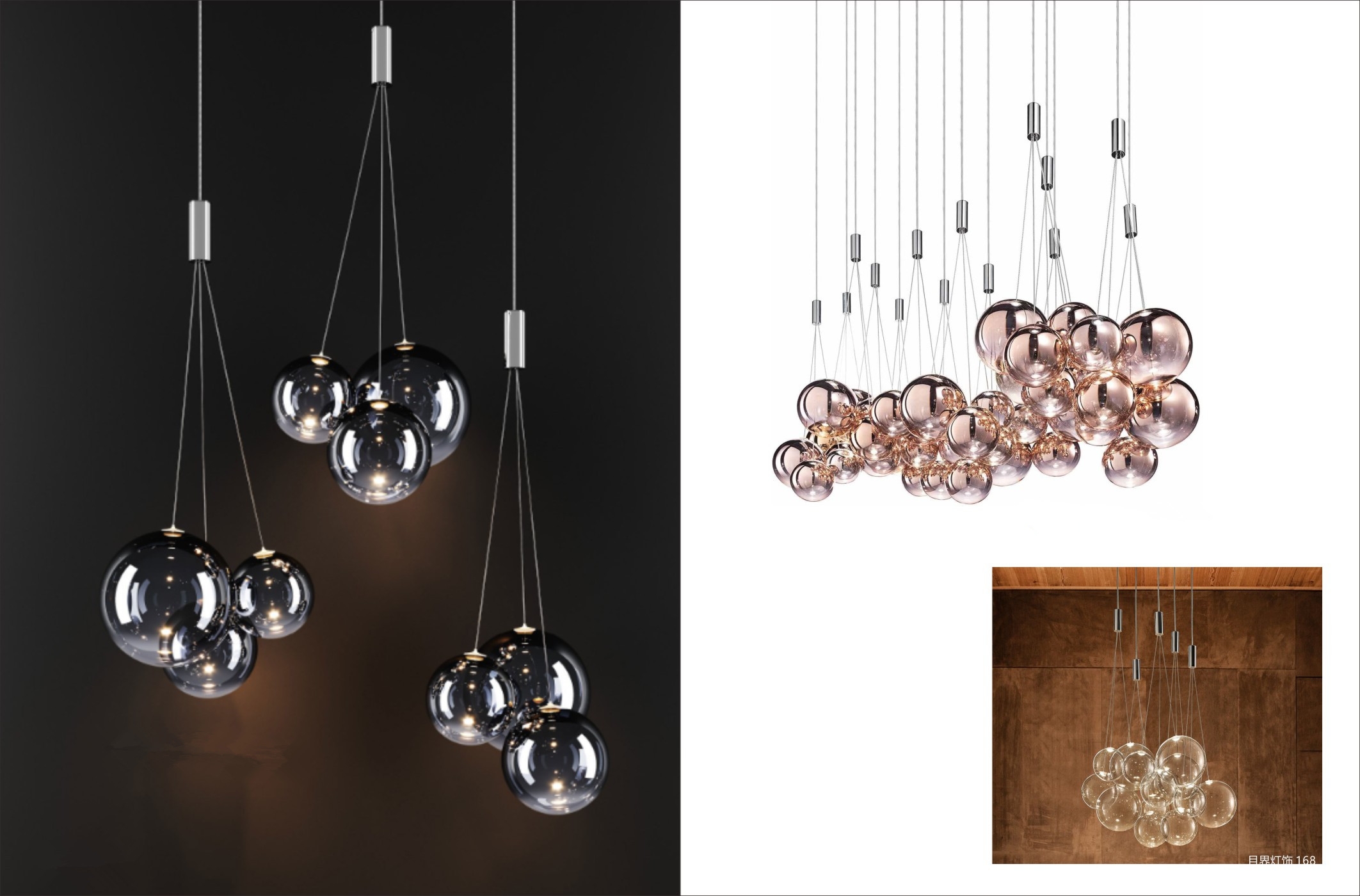 Подвесной светильник iLedex Selfie 19152P/3-6W-3000K SL