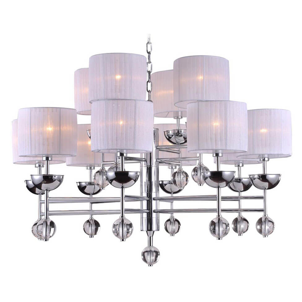 Подвесная люстра Newport 32008+4/C без абажуров