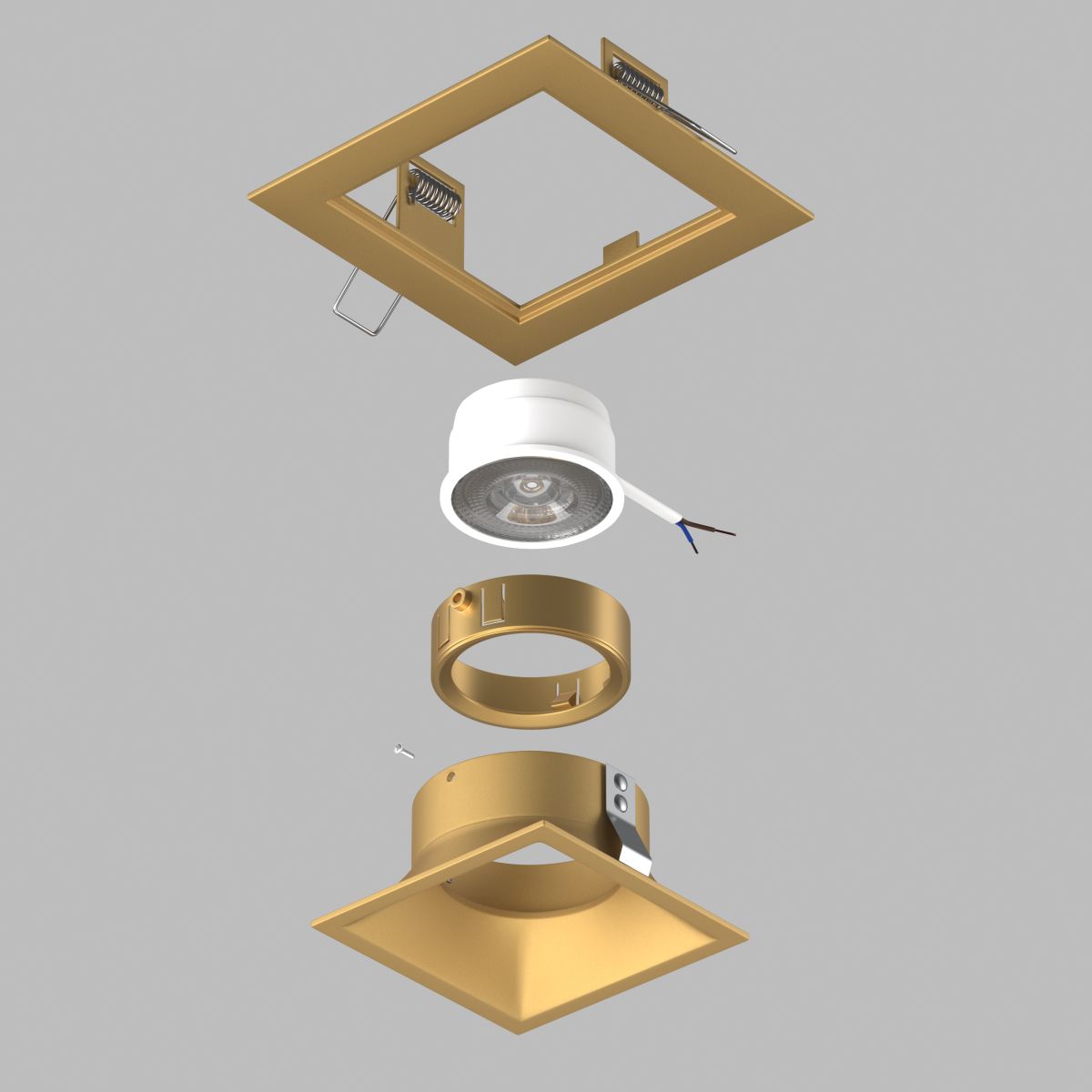 Встраиваемый светильник Lightstar Domino (214513+214503+214003) D51303GMOD
