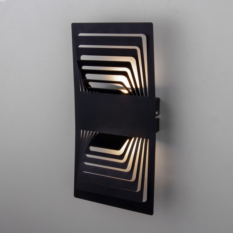 Настенный светодиодный светильник Elektrostandard Onda MRL Led 1025 чёрный 4690389164439