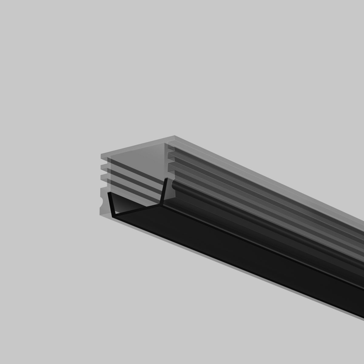 Рассеиватель для профиля 16×12 Maytoni Led Strip ALM-005-B-DF-2M 642024