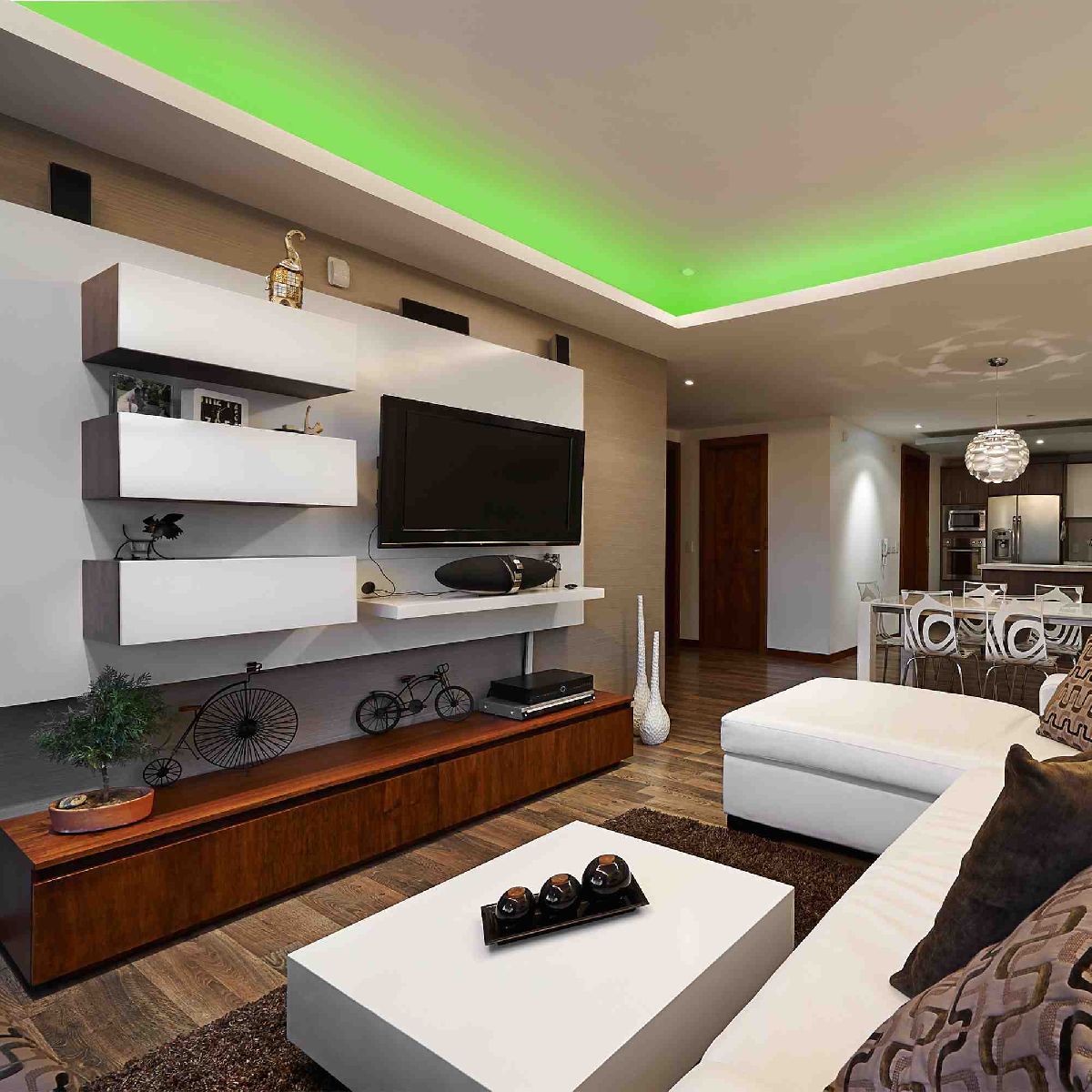 Светодиодная лента Apeyron 12В 3528 4,8Вт/м зеленый 5м IP20 00-434