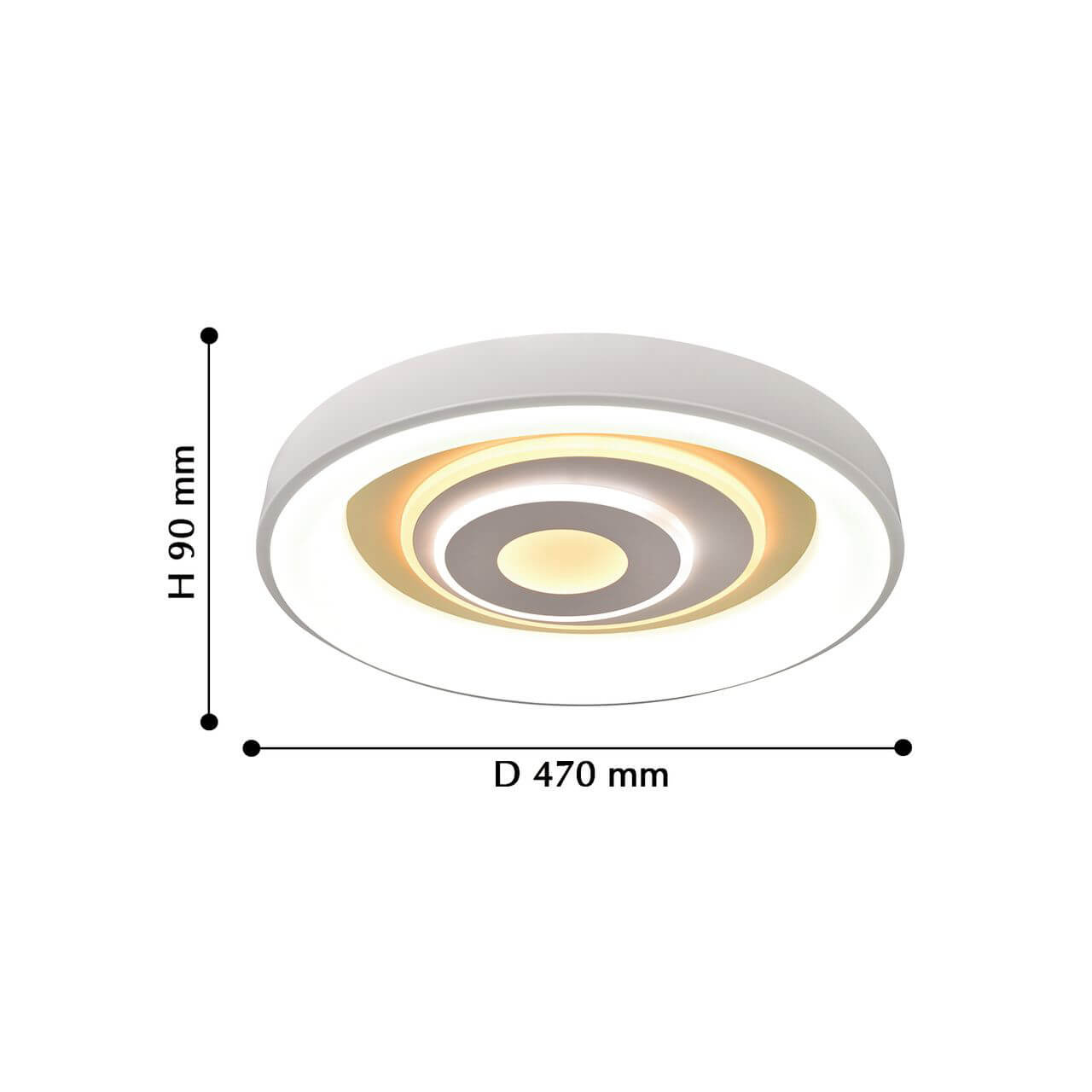 Потолочный светодиодный светильник F-Promo Lamellar 2461-5C