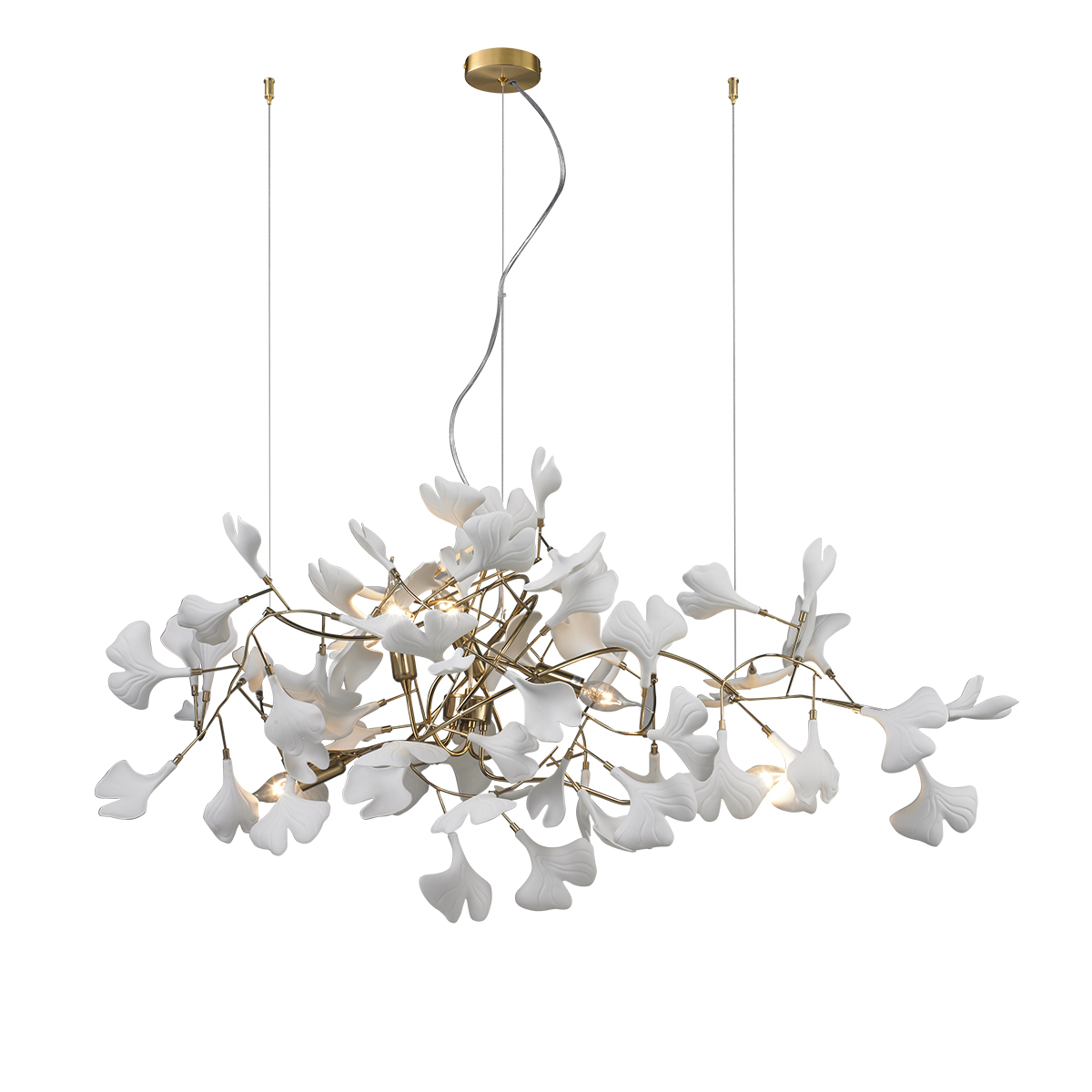 Подвесная люстра Delight Collection 10881P/L800 gold/white