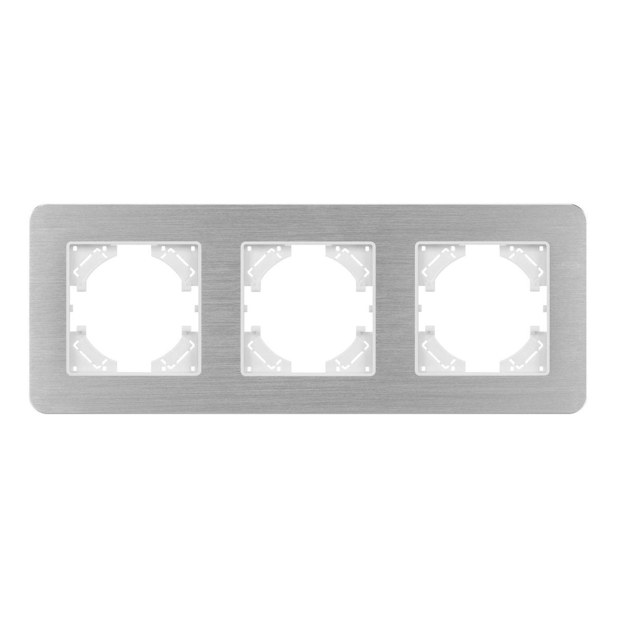 Рамка на 3 поста алюминиевая Arlight FRM-AKIRY-AL-3-SR 049728