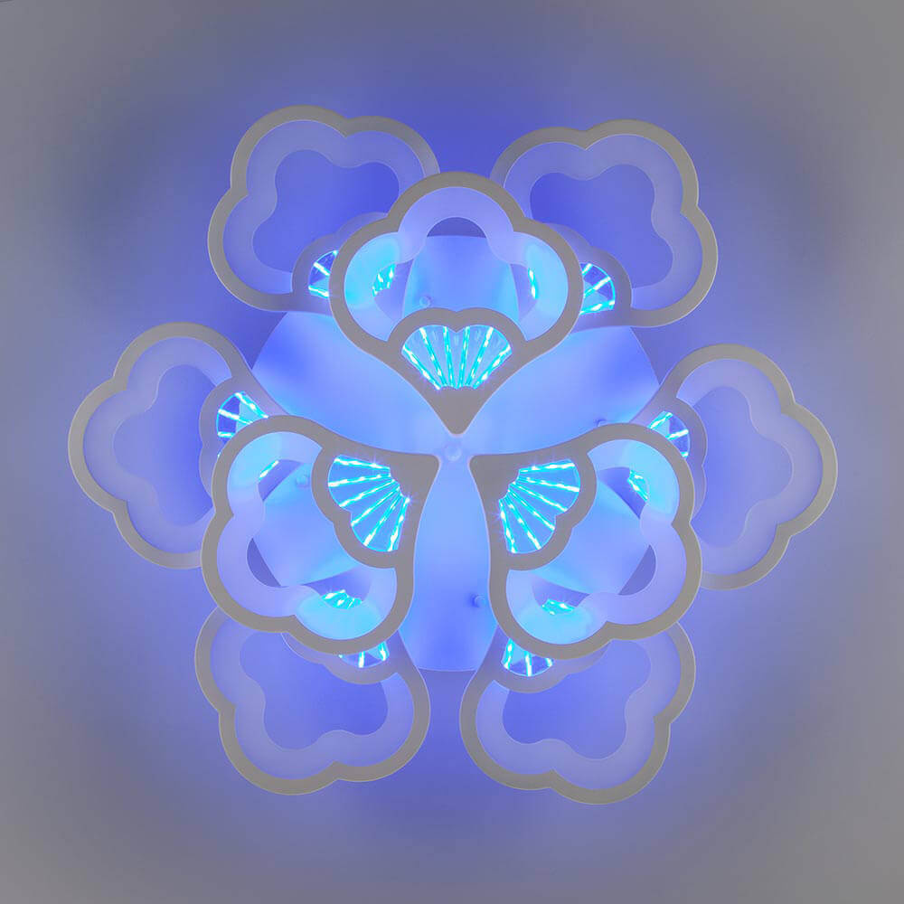 Потолочная светодиодная люстра Eurosvet Arctic 90141/9 белый