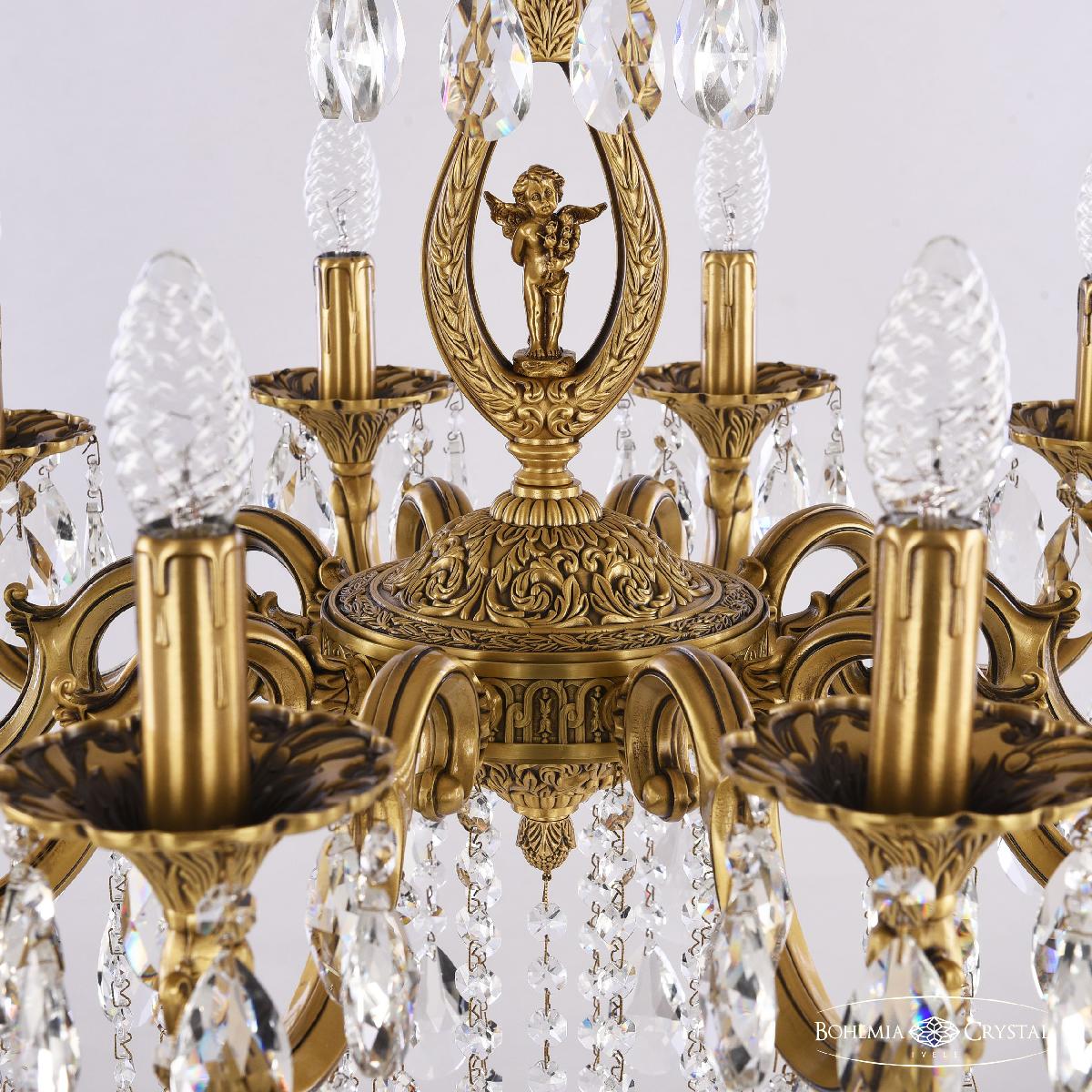 Подвесная люстра Bohemia Ivele Crystal Verona 72401/10/210 B FP FA10S