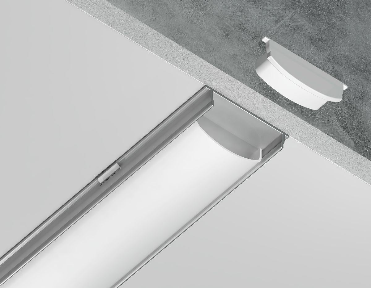 Алюминиевый накладной профиль Ambrella Light Alum Profile GP1500AL