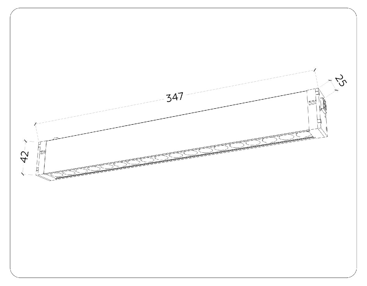 Трековый магнитный светильник Ambrella Light Magnetic 220V GL1312