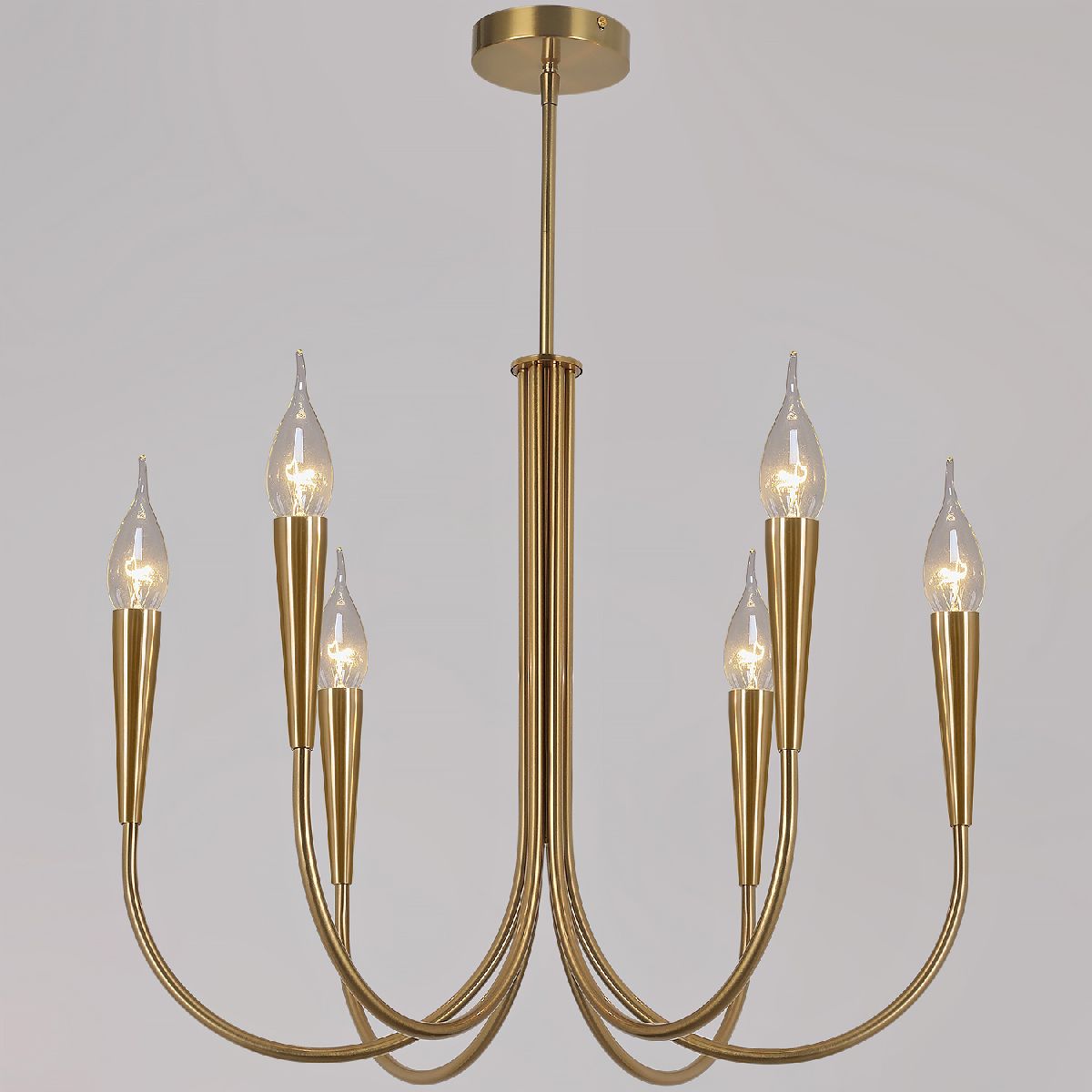 Люстра на штанге Illumico IL0441-6P-79 BRASS