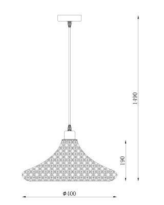 Подвесной светильник Lucide Ayla 02304/40/60