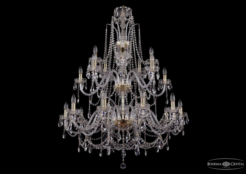 Подвесная люстра Bohemia Ivele 1411/10+5+5/360/2d/G