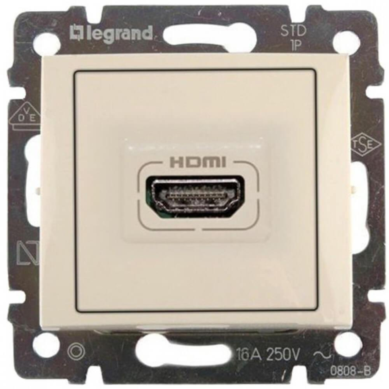 Розетка HDMI Legrand Valena слоновая кость 774185