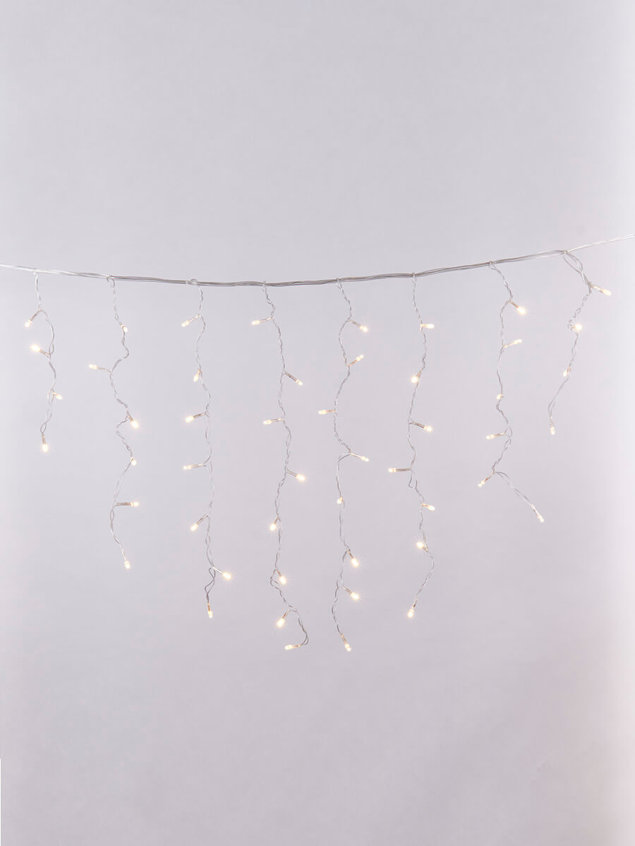 Светодиодная гирлянда (UL-00003678) Uniel бахрома 230V теплый белый ULD-B3010-200/DTA WarmWhite IP20