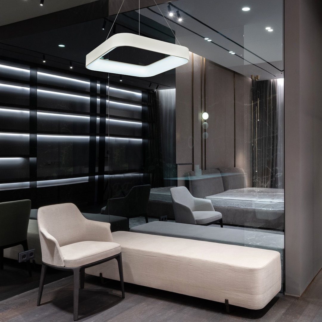 Подвесной светодиодный светильник iLedex North 8288D-600-600 WH