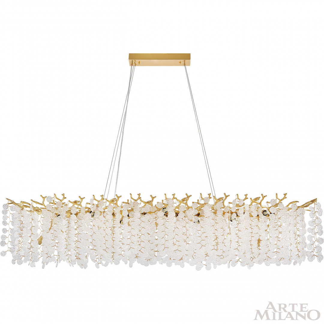 Подвесная люстра Arte Milano Milan 230011/L1500/16/C Gd