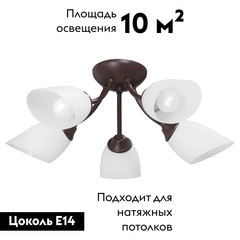 Потолочная люстра Vitaluce V3404/5PL