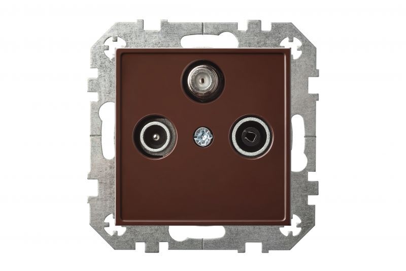 Розетка телевизионная (TV+R+SAT) Liregus Epsilon 28-159