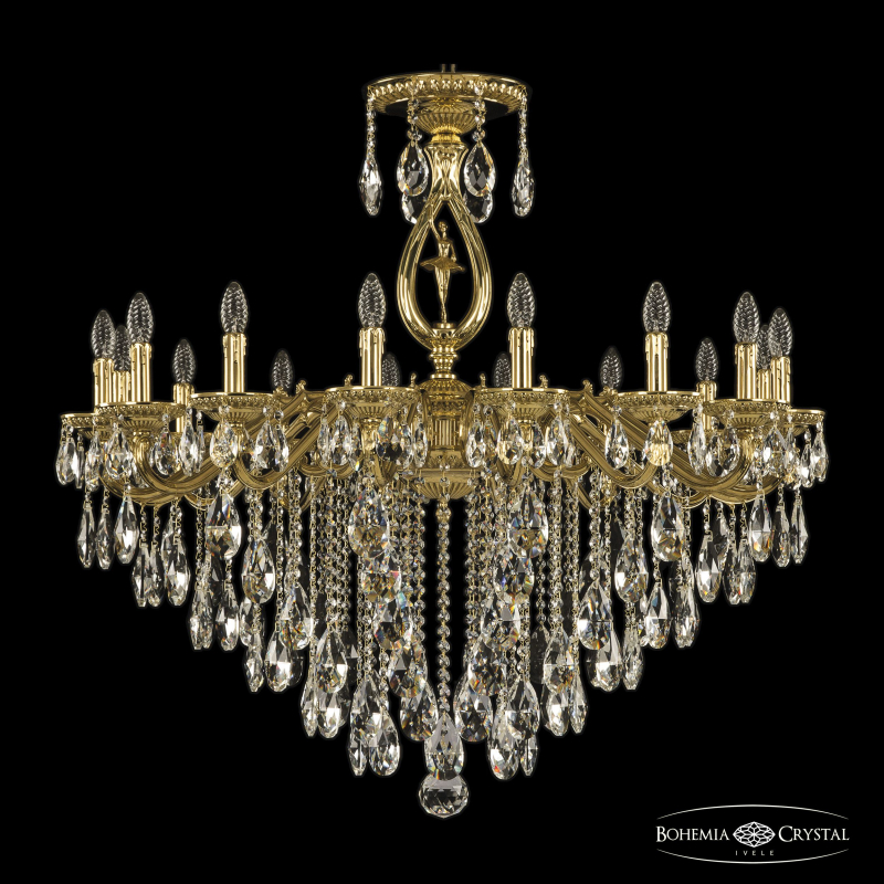 Подвесная люстра Bohemia Ivele Crystal 75402/16/360 B G FD2B