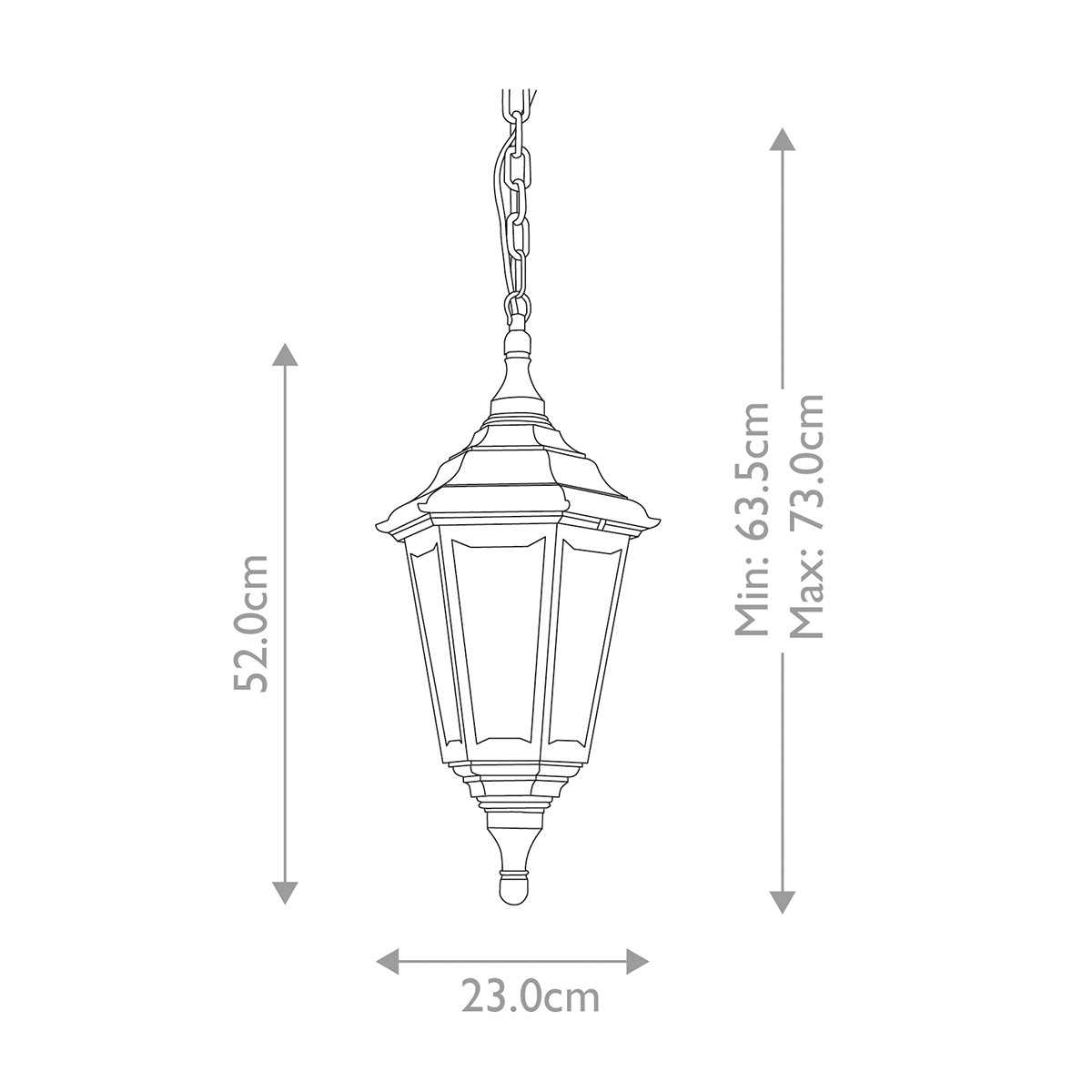 Уличный подвесной светильник Elstead Lighting Kinsale KINSALE-CHAIN