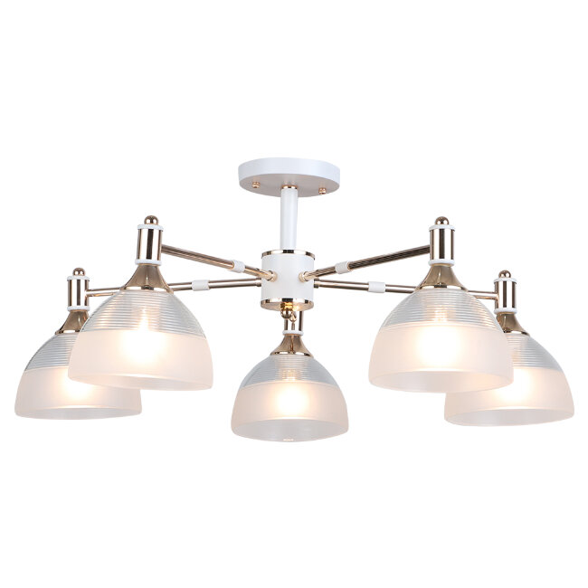 Люстра на штанге Wedo Light Alana WD3616/5C-WT-FGD-WT