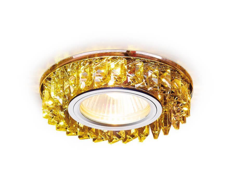 Встраиваемый светильник Ambrella Light Crystal S255 CH/YL