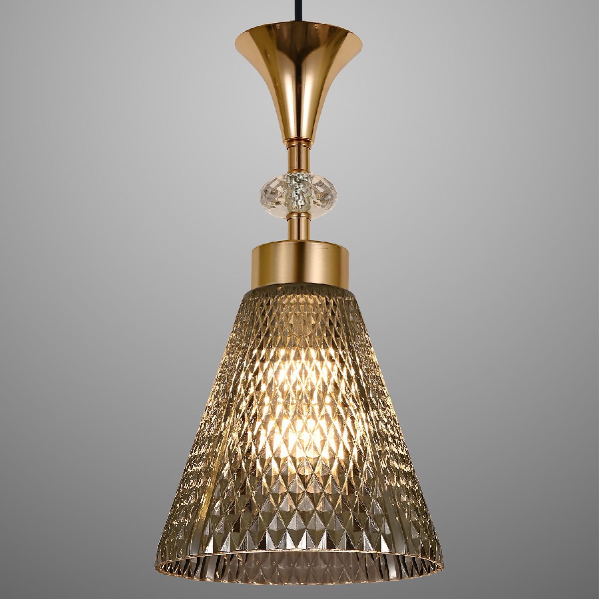 Подвесной светильник Reluce 02005-0.9-01 SMOKE