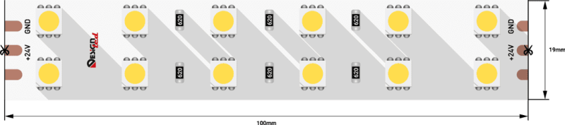 Светодиодная лента DesignLed DSG5120-24-W+WW-33 000515
