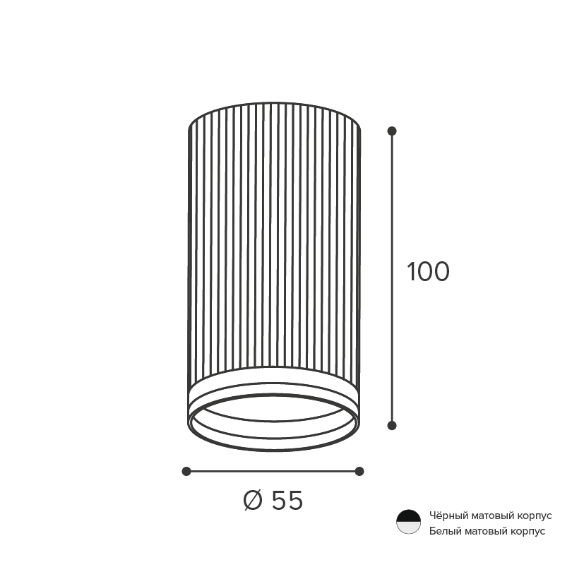 Накладной светильник Wolta Corallo WSL-GU10/03BL