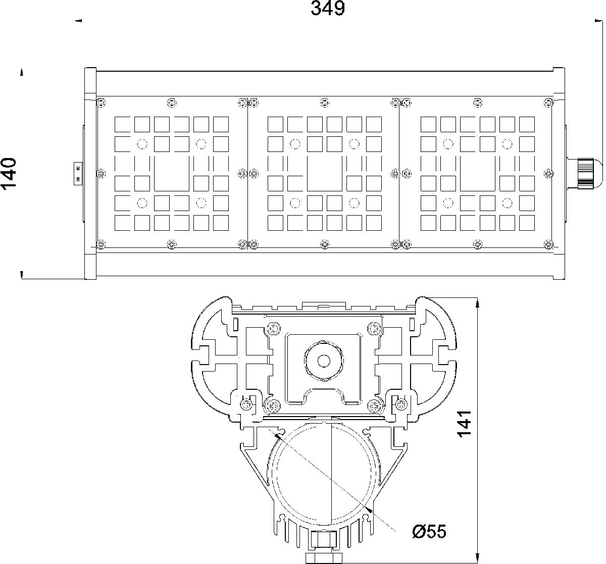 Прожектор Светон Галеон 31-65-Ш-150-ПТ/0/0-4К80-К67 CB-C0330041