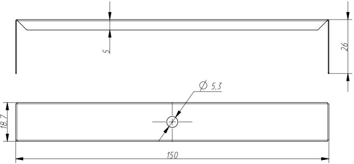 Крепление для светильников SML для реечных потолков Эра SML-AC-BKT Б0052445