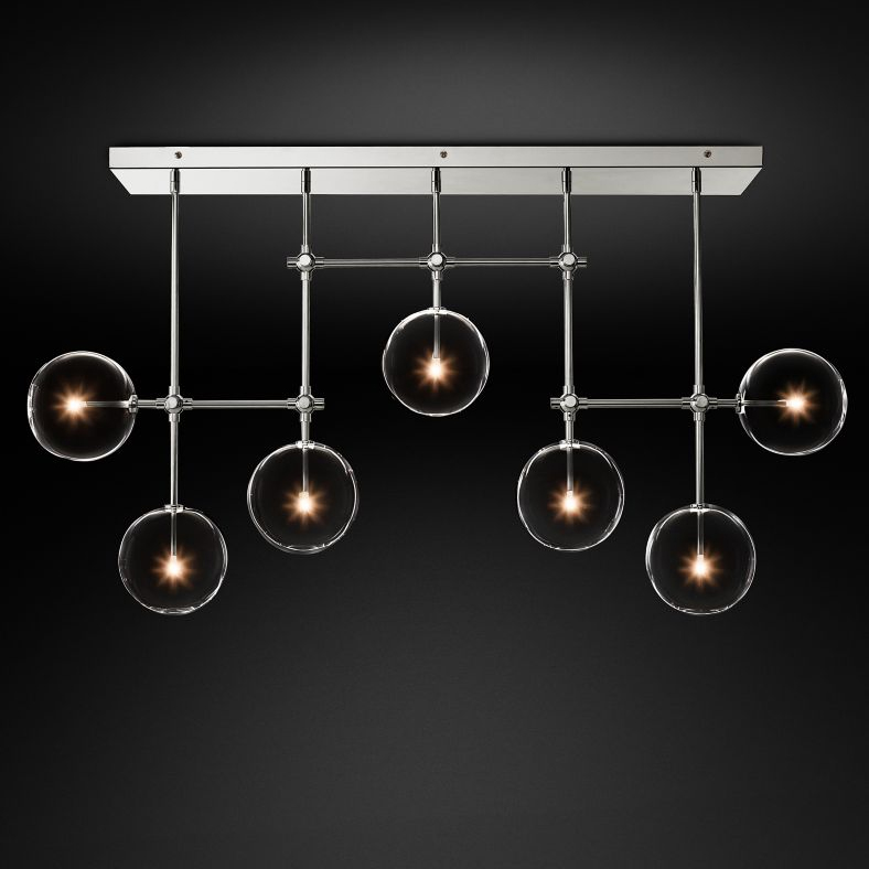 Потолочный светильник Delight Collection Globe Mobile KG0835P-7A chrome