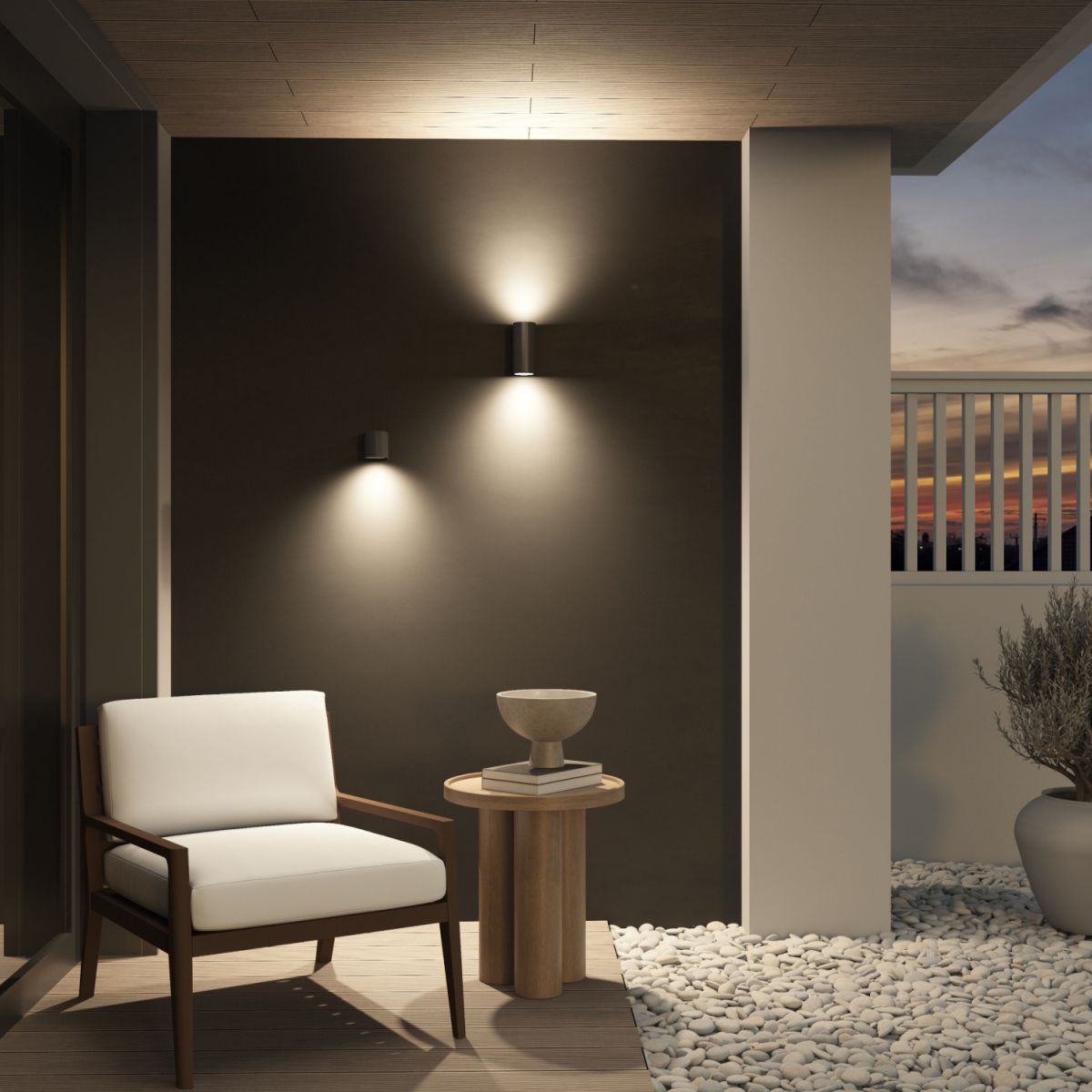 Фасадный современный Denkirs Narvik DK9791-BK