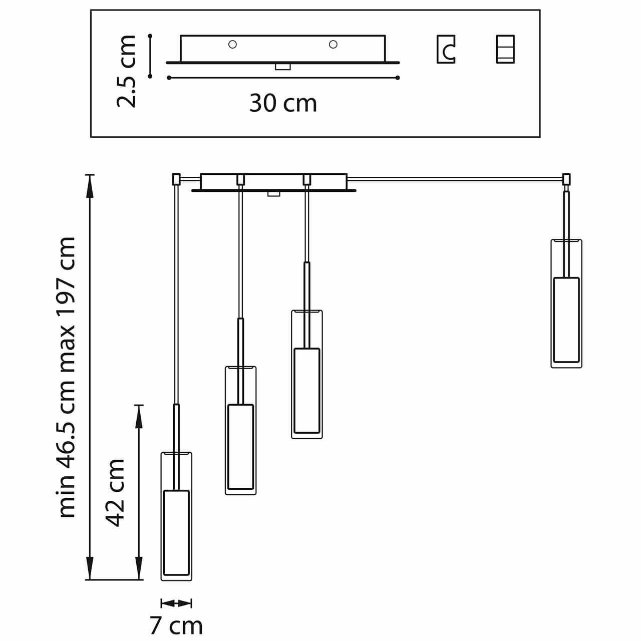 Подвесная люстра Lightstar Cilino 756067