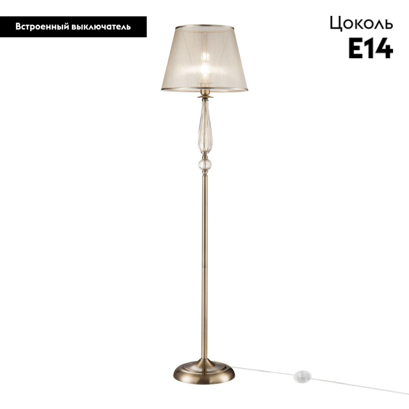 Торшер Freya Inessa FR2685FL-01BZ
